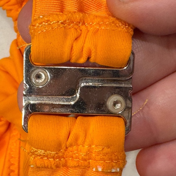 Ramy Brook Marie Halter Bikini Top Bright Orange Size M - Picture 8 of 9